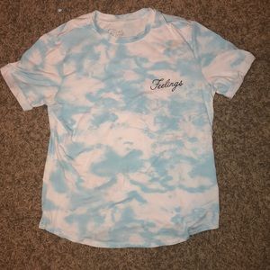 blue tye dye t-shirt